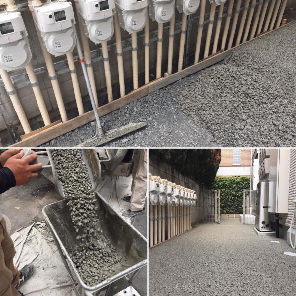 【旭化成ホームズ】犬走り50m2をおよそ5時間「トラブルにも強いを証明!」