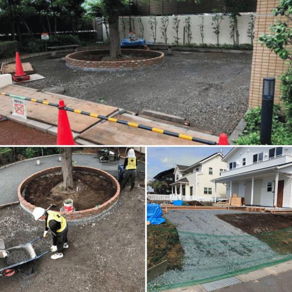 【施工者】にとって「アスファルトではなく透水性コンクリートにするメリットって何?」【共同住宅】外構工事