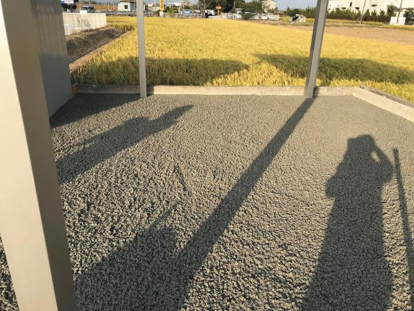 【岡山】「水はけもわだちも対策したい」資材置き場舗装・ナカイチ企画
