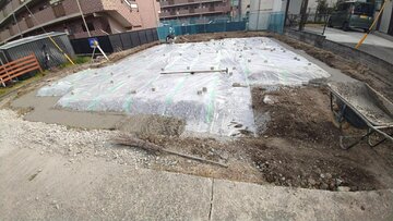 型枠を設置するために平らが欲しいだけ【ザンコン™︎】でいいじゃん！（捨てコン-土間コン™︎）