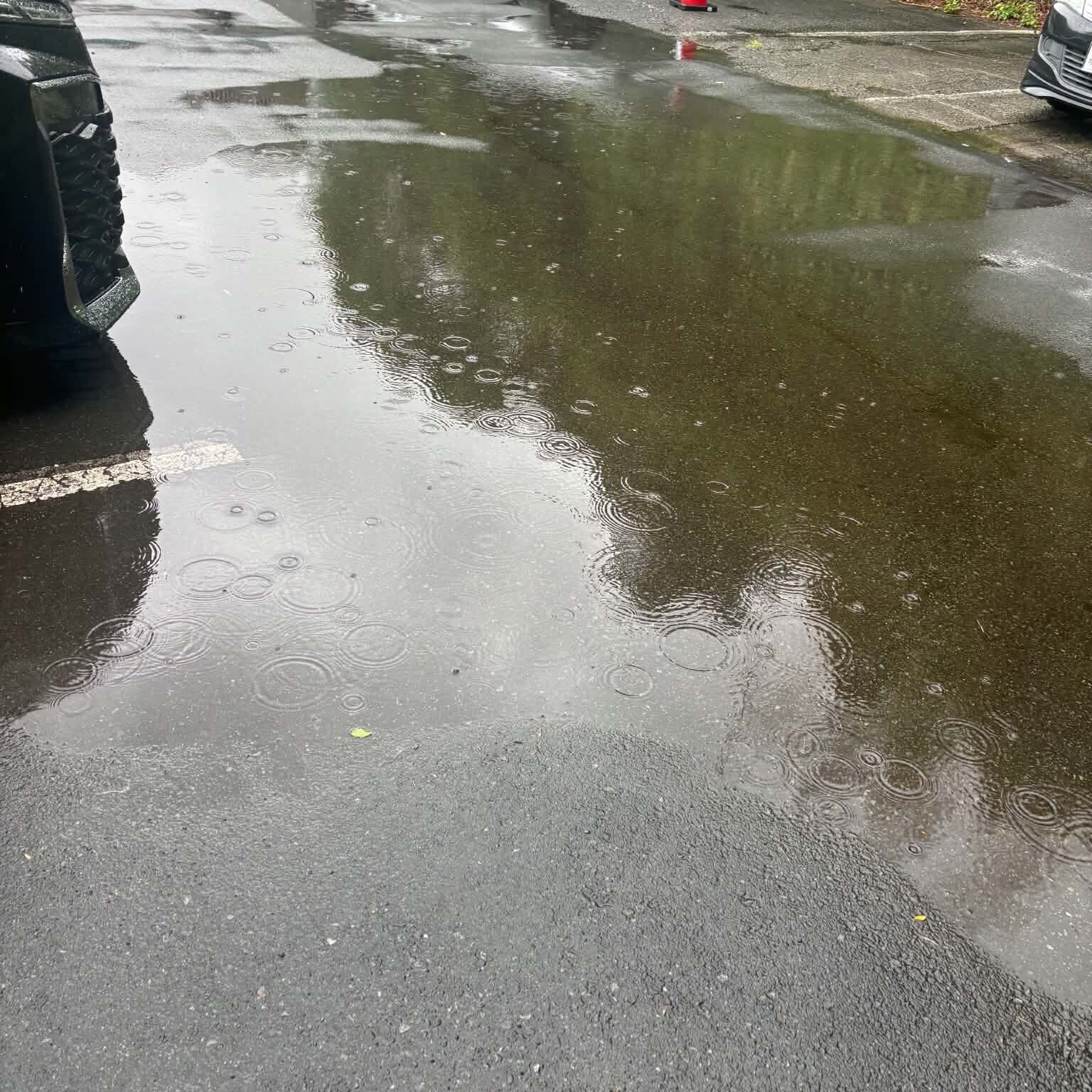 こんな【水たまり】で困ったりしてませんか？ 【コレ】撒いておくだけで解消できます