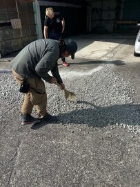 舗装の凸凹（水たまり）の解消（補修）ならザンコン™︎骨材でいいじゃん！