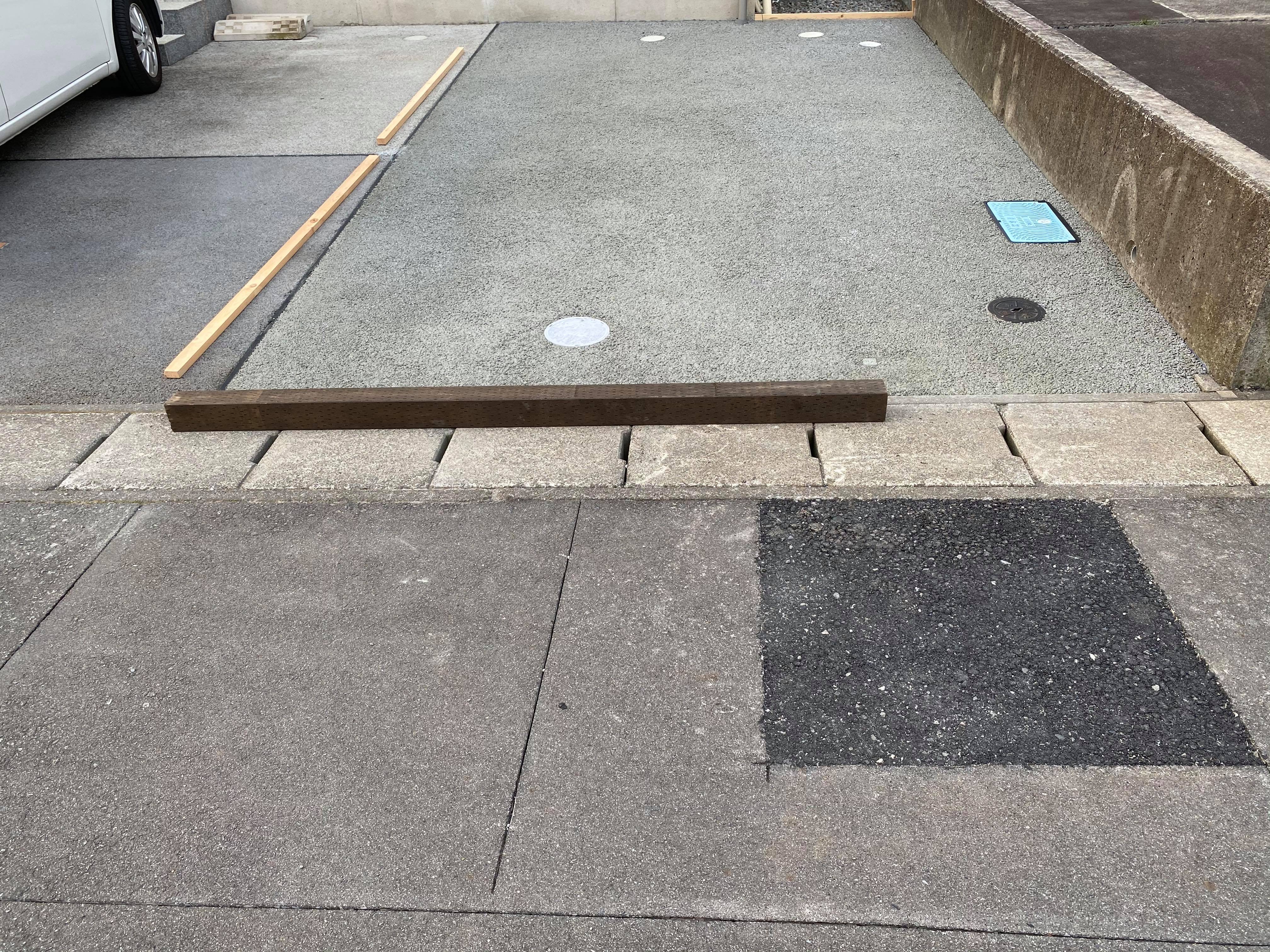 静岡 とりあえず 土間コン 思考停止に陥ってませんか 浄化槽 地下埋設物 撤去 更新 舗装 駐車場 水たまり対策 Drytech ドライテック 透水性舗装仕上材 生コンポータル