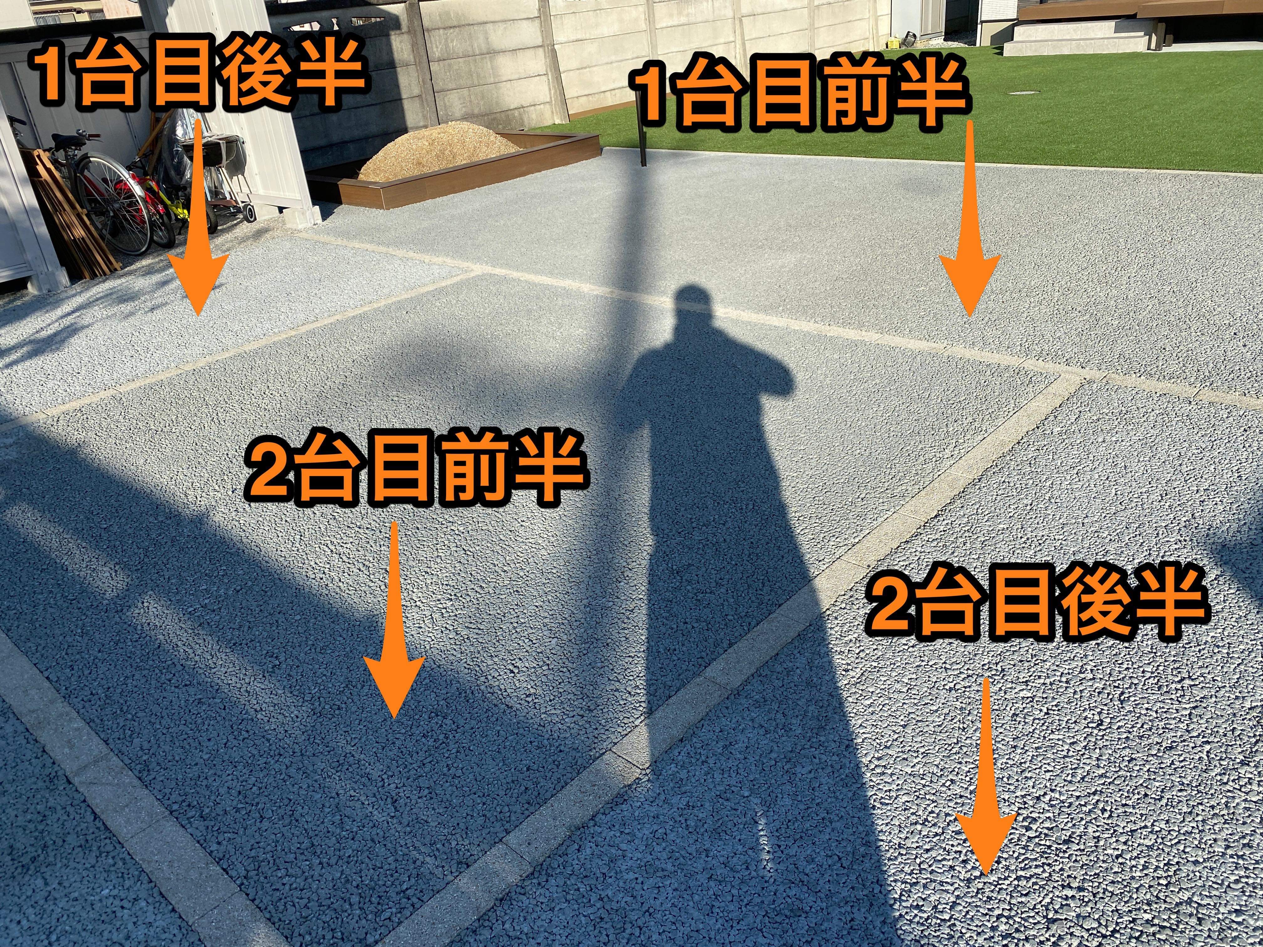 色むら発生要因と対策について いよちゃん 外構ぽっちゃり君 の自主勉強会 イヨダ外構 水たまり対策 Drytech ドライテック 透水性舗装仕上材 生コンポータル