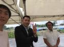「佐藤渡辺さんもいらっしゃっていた！」 透水・見学