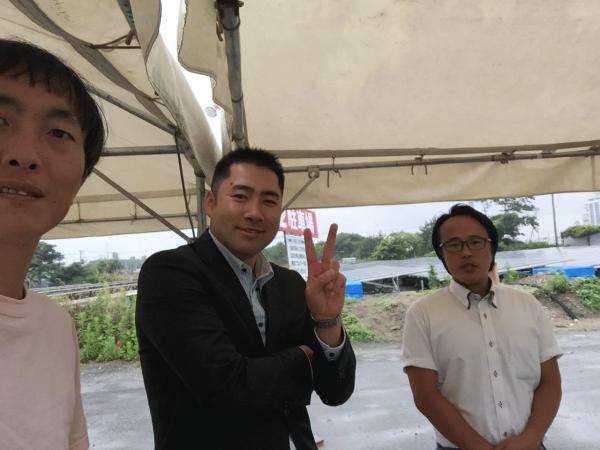 「佐藤渡辺さんもいらっしゃっていた!」 透水・見学