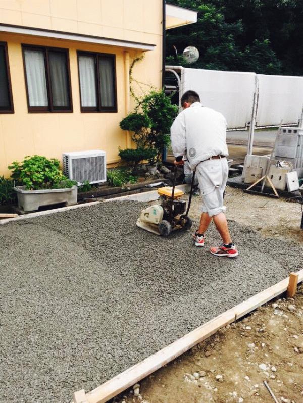「まさつが吠えた」 透水・見学会・エクステリア・施工・材料
