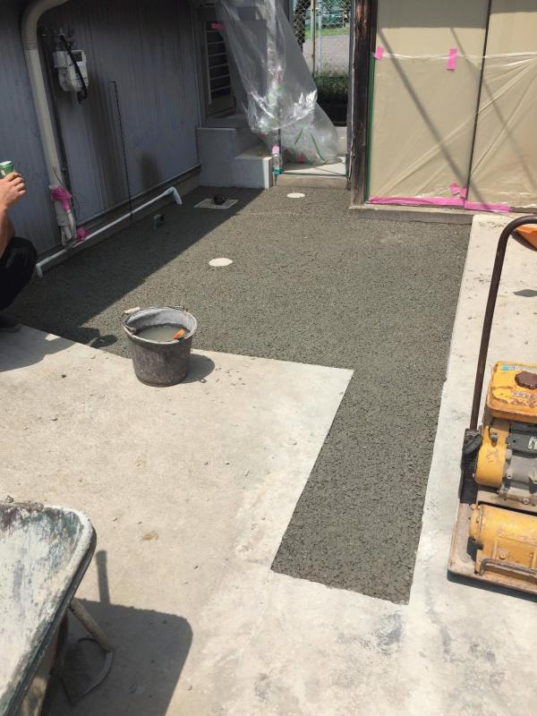 「1.5時間の円の中」 透水・クレーム・エクステリア・土間コン・見学会