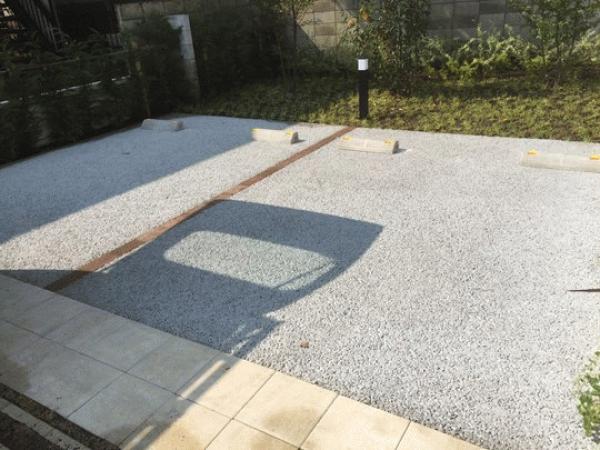 「じまこん毛受建材」 愛知・見学会・透水・エクステリア・駐車場・土間コン