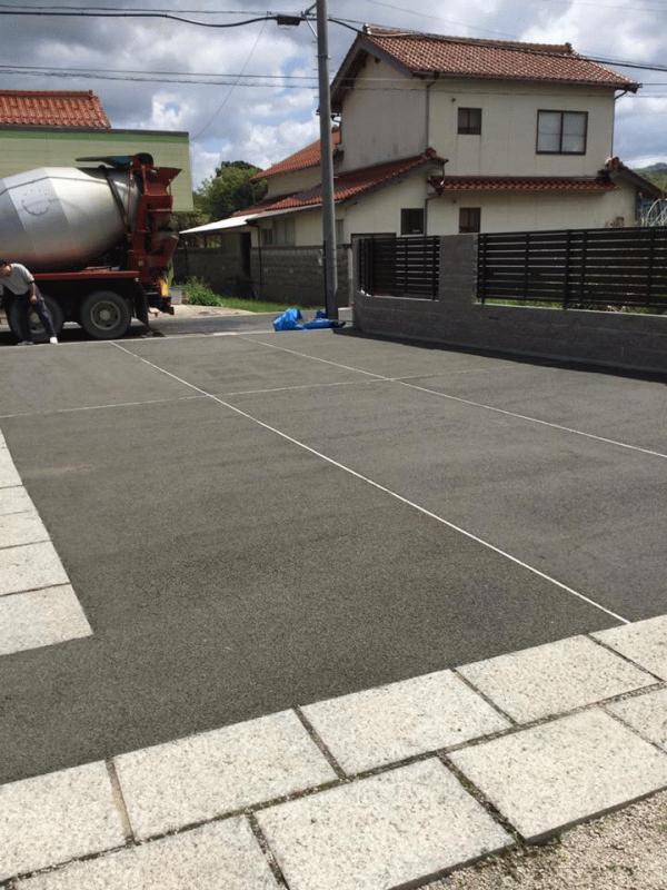 「目的は需要創造、機会創出。」10連休の最初の日【出雲市】透水性コンクリート100m2（森山翁）