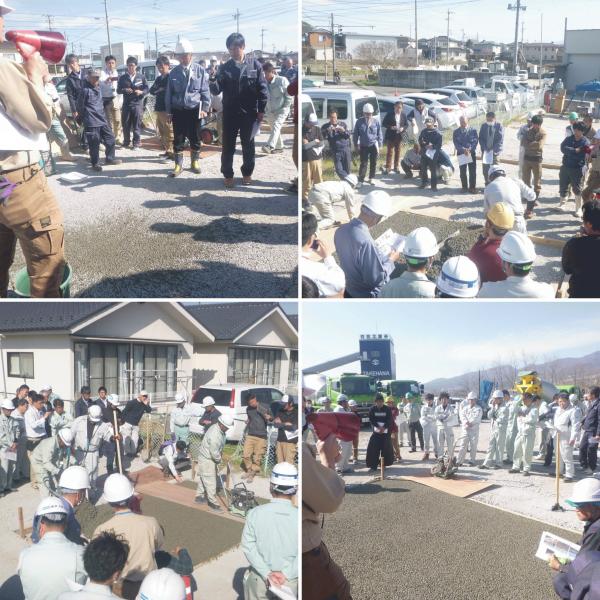 【長野】「一体何人来てくれるだろう」掛川工場長の心配は見事裏切られ60名超を集めた透水性コンクリート見学会