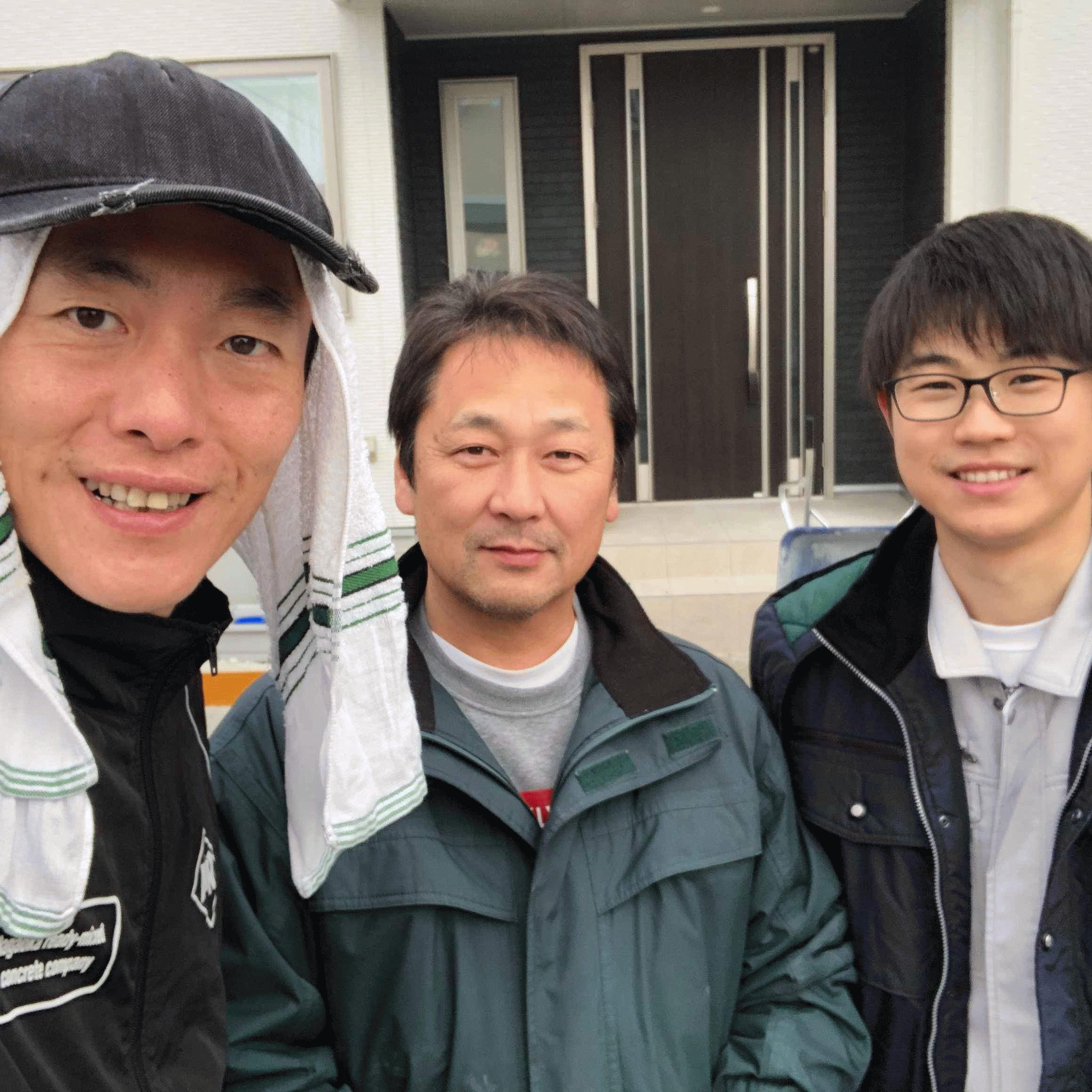 【山形】「DIYたった2名で60m2！」「プロ顔負けの透水性コンクリート施工」施工指導