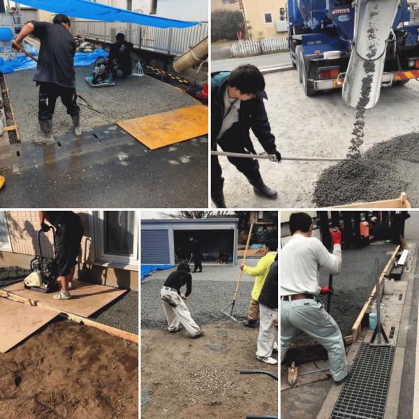 DIY土間コン(透水性コンクリート)施工実績まとめ