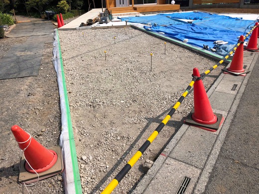 展示場施工前