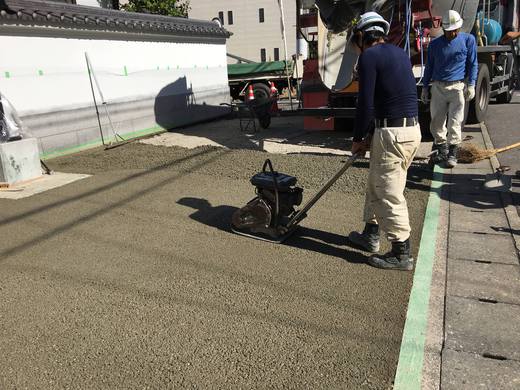 仕上げ中