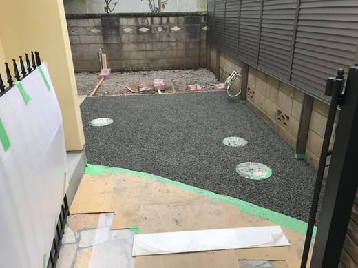 土間コンとドライテック　施工後
