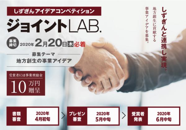 「しずぎんアイデアコンペティション」人手不足・DIY・演劇人材の活用