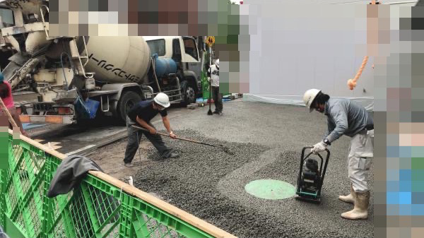 【東京】「ケツカッチンの外構工事の強い味方」雨・養生