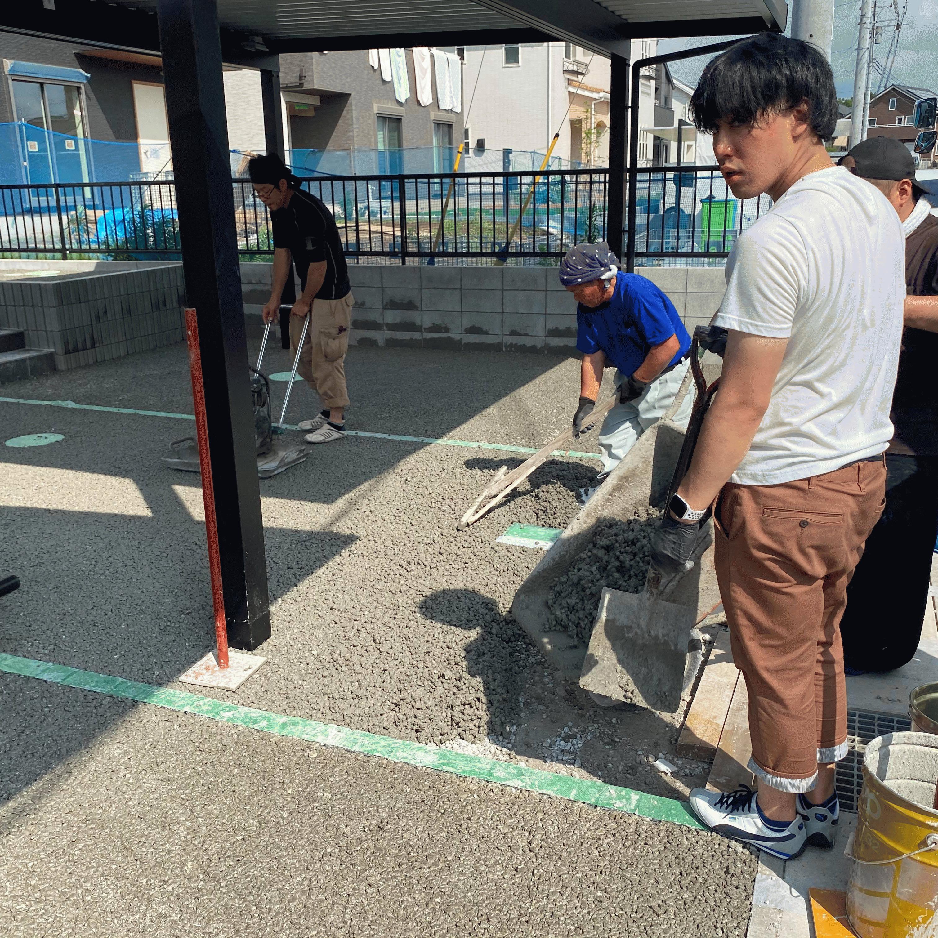 【千葉】《いい汗かこうぜ！》「ピザ窯もウッドデッキも透水性コンクリートもDIY」防草・水たまり