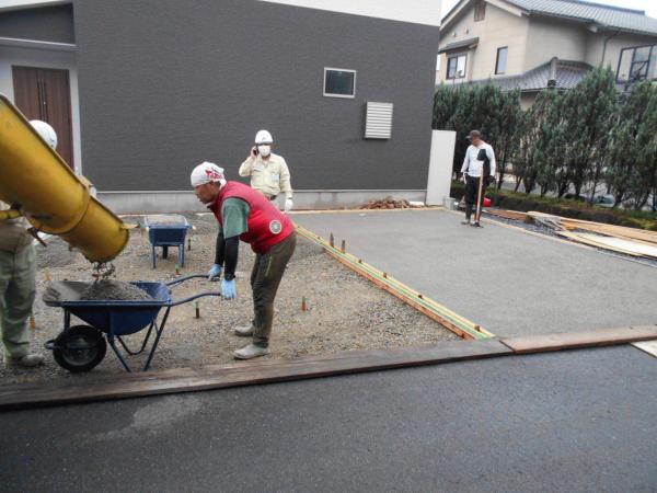 【岐阜】「舗装(土間)は建物(家)と同じくらい目立つ」視野専有率・勾配・平ら・トップコート #1