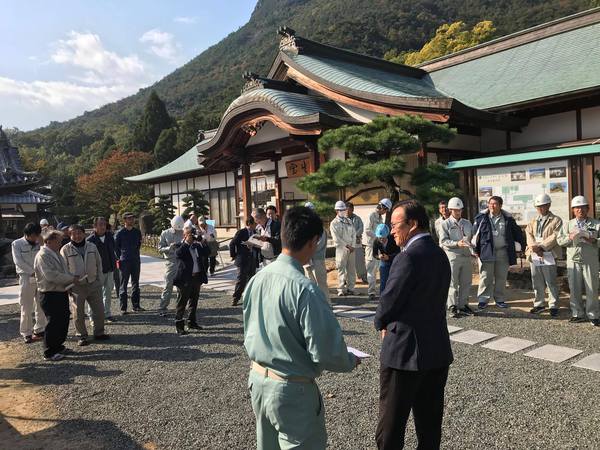 「NHKが取材に来た」 香川・透水・見学会・駐車場