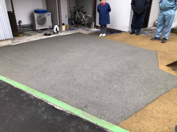 「島根に負けず、どしどしあちこち」 水はけ・駐車場