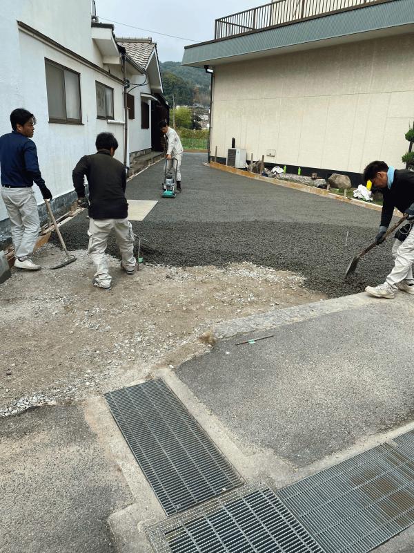 【広島】「水勾配がつけづらく、排水が問題になる」ランドワークス・角田興業