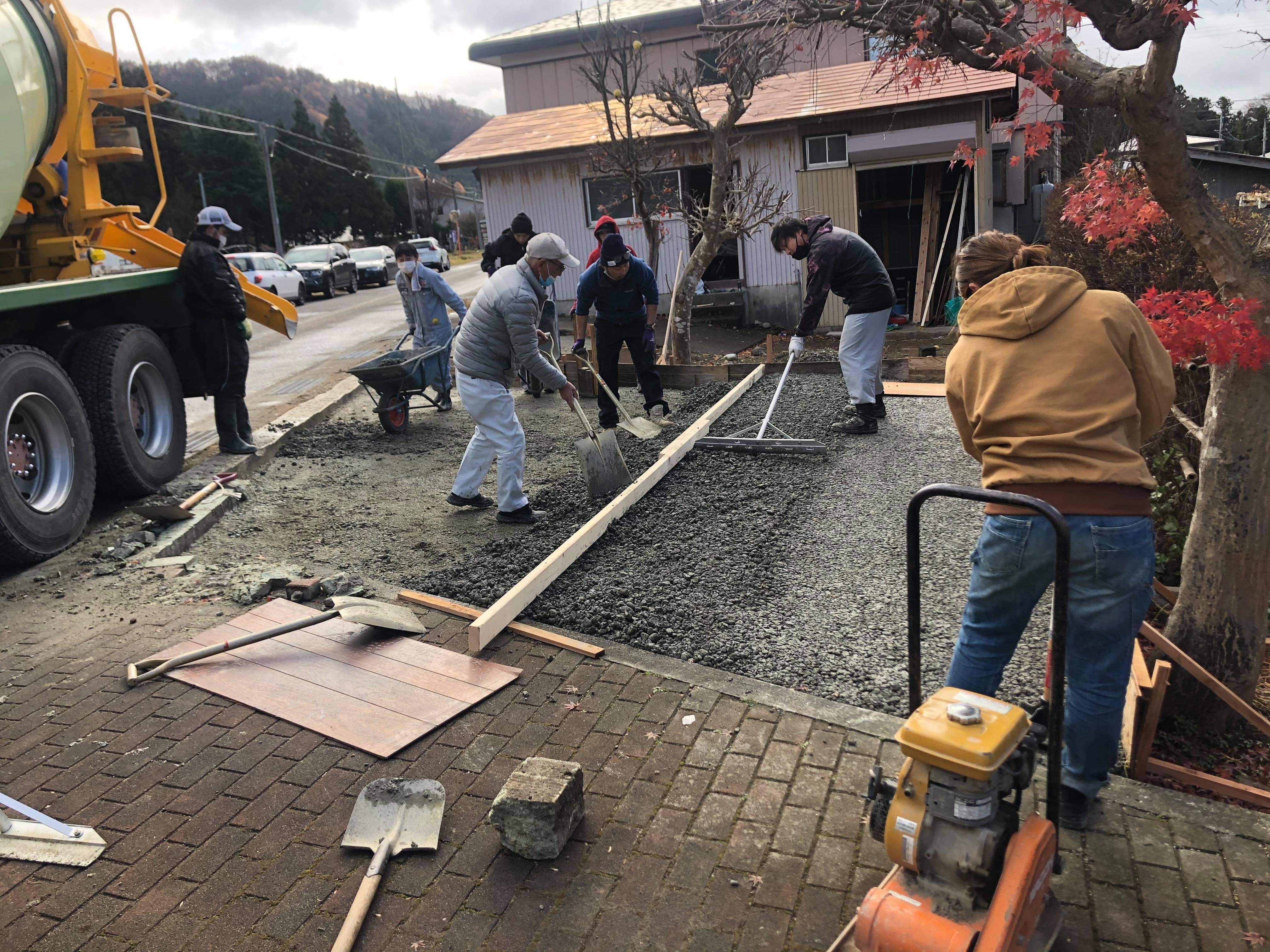 【福島】「まさか自分で生コン車呼んで施工する日が来ようとは思わなかった」猪苗代生コン