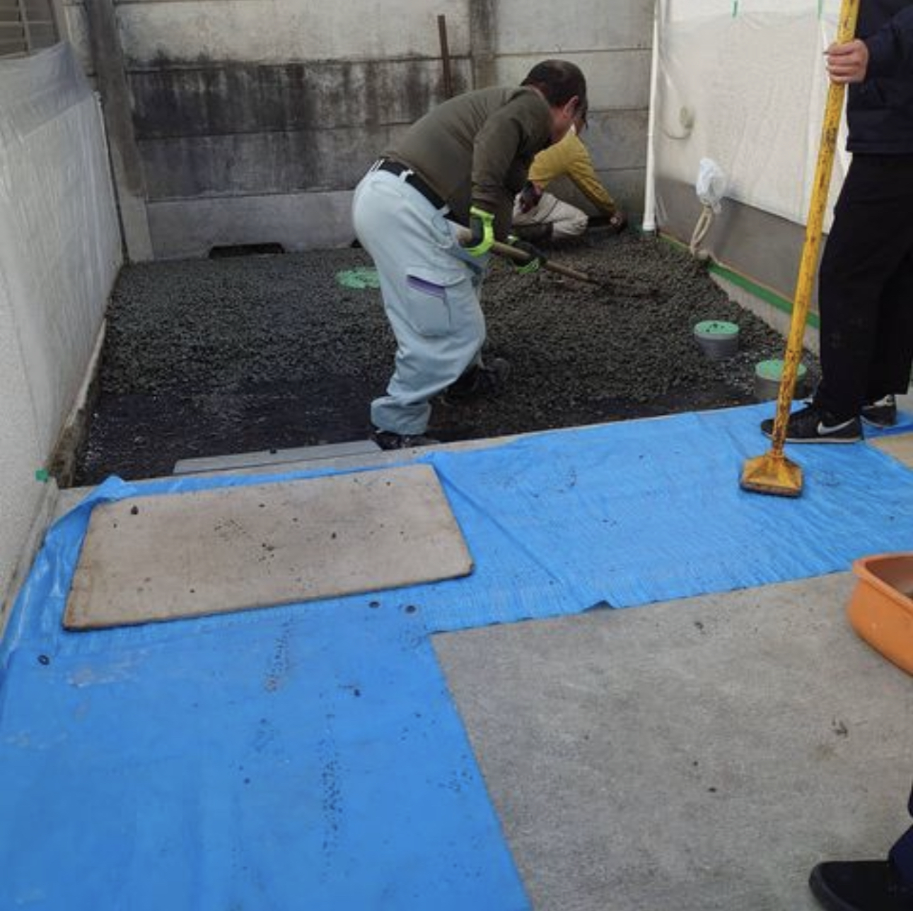 【東京】「透水性コンクリート透水性コンクリート ドライテック出荷しました。」都屋建材