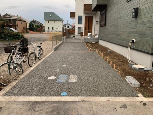 【東京】「ドライテックで駐車場を広くしよう!《水勾配》」都屋建材・ワイエイ.ケイ