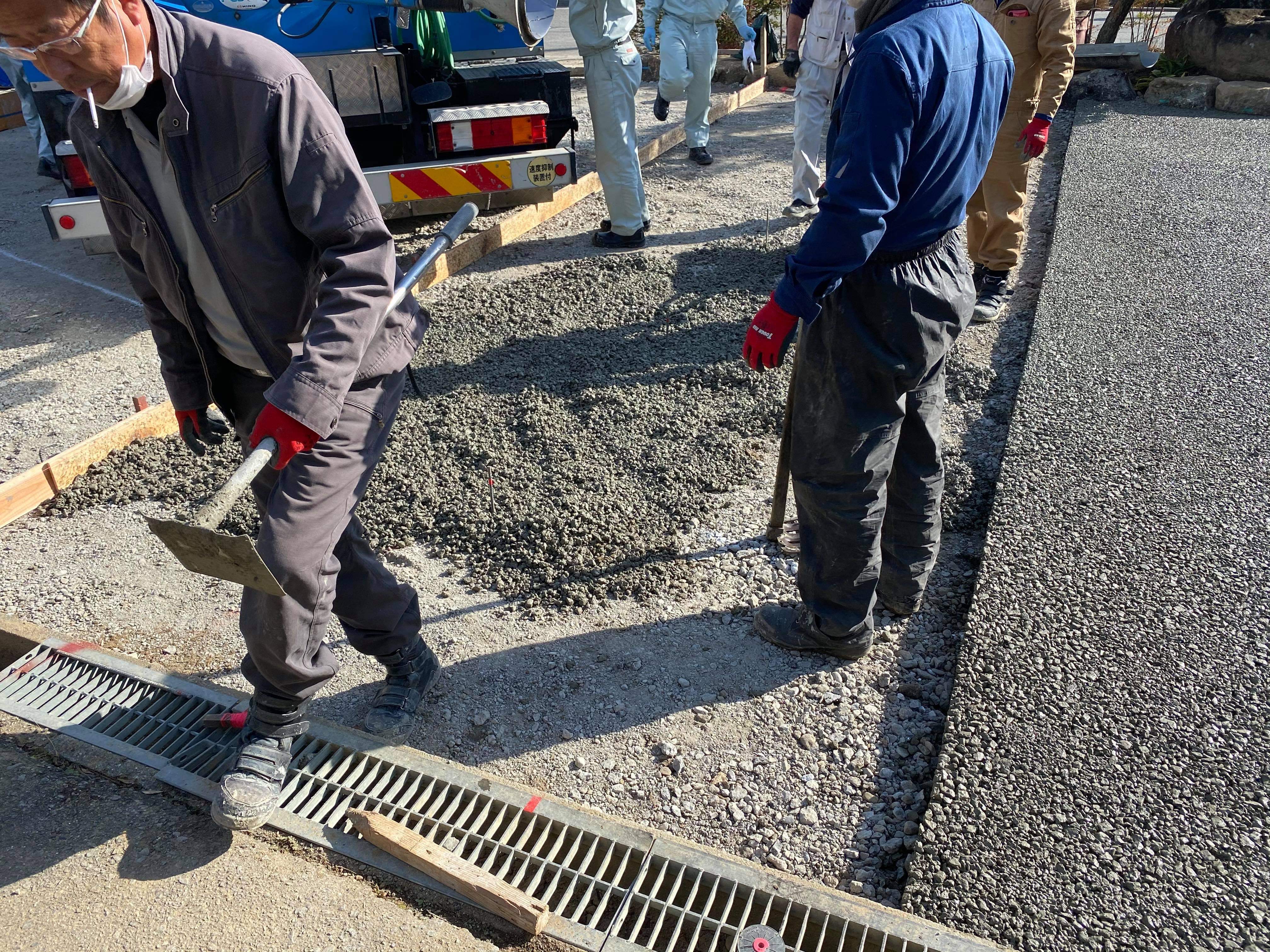 【長野】《墓地》「土間コンにした場合、排水はどうするの？」仲川石材・高沢生コン（前編）