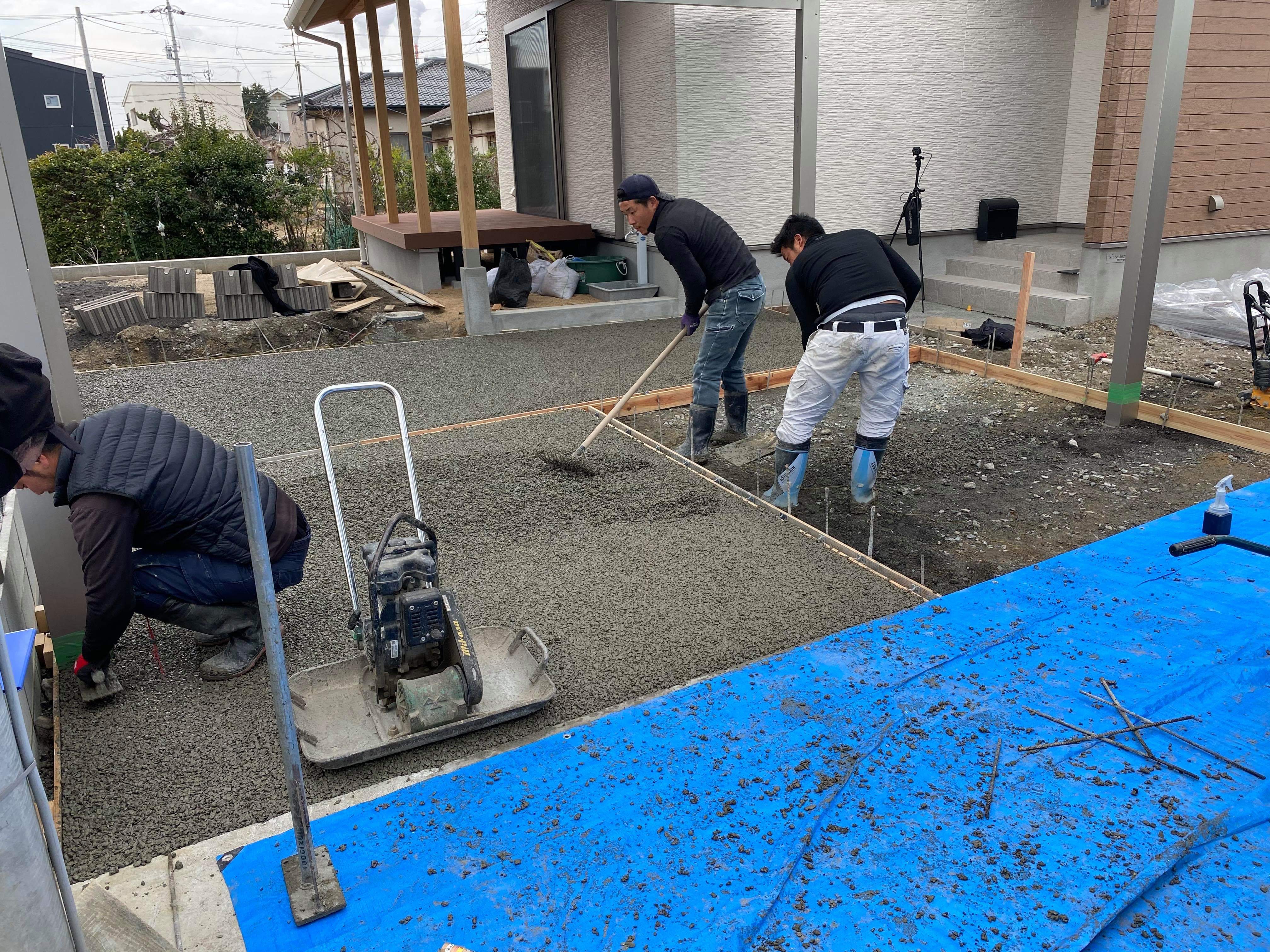 【岡山】「ブリーディングが乾かない真冬にも、ジメジメ毎日雨の降る梅雨の時期にも」ヒカリコンクリート・エクスショップ