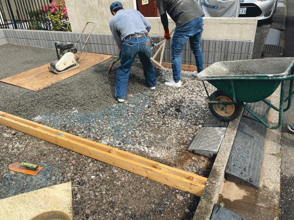 【神奈川】「施工指導員付きセミDIYのススメ」桜ヶ丘生コン・梶尾ブロック工業