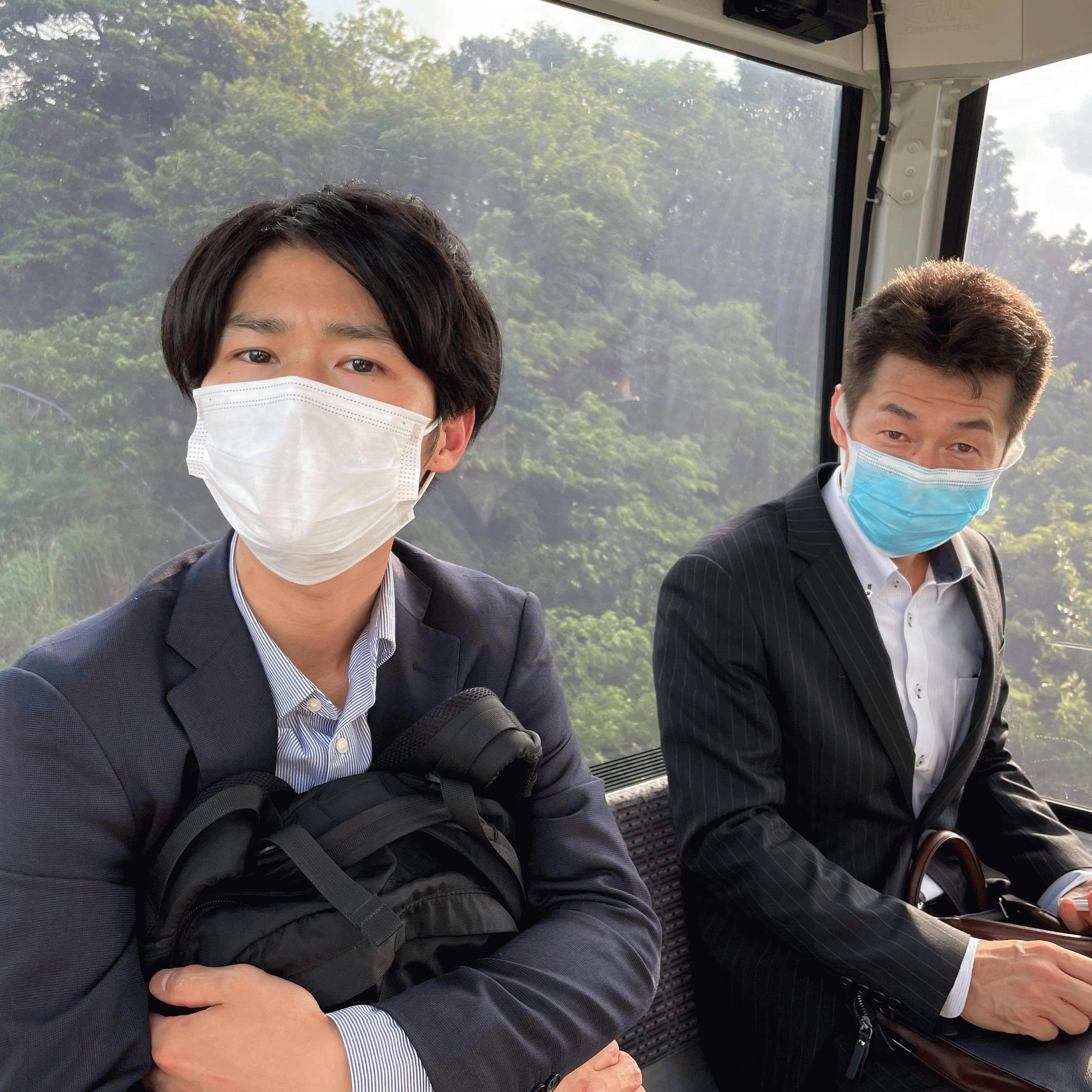 「寝屋川コンクリート本田さん、エヌシー産業小西さんにお越しいただきました」