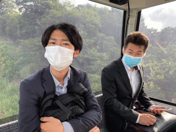 「寝屋川コンクリート本田さん、エヌシー産業小西さんにお越しいただきました」