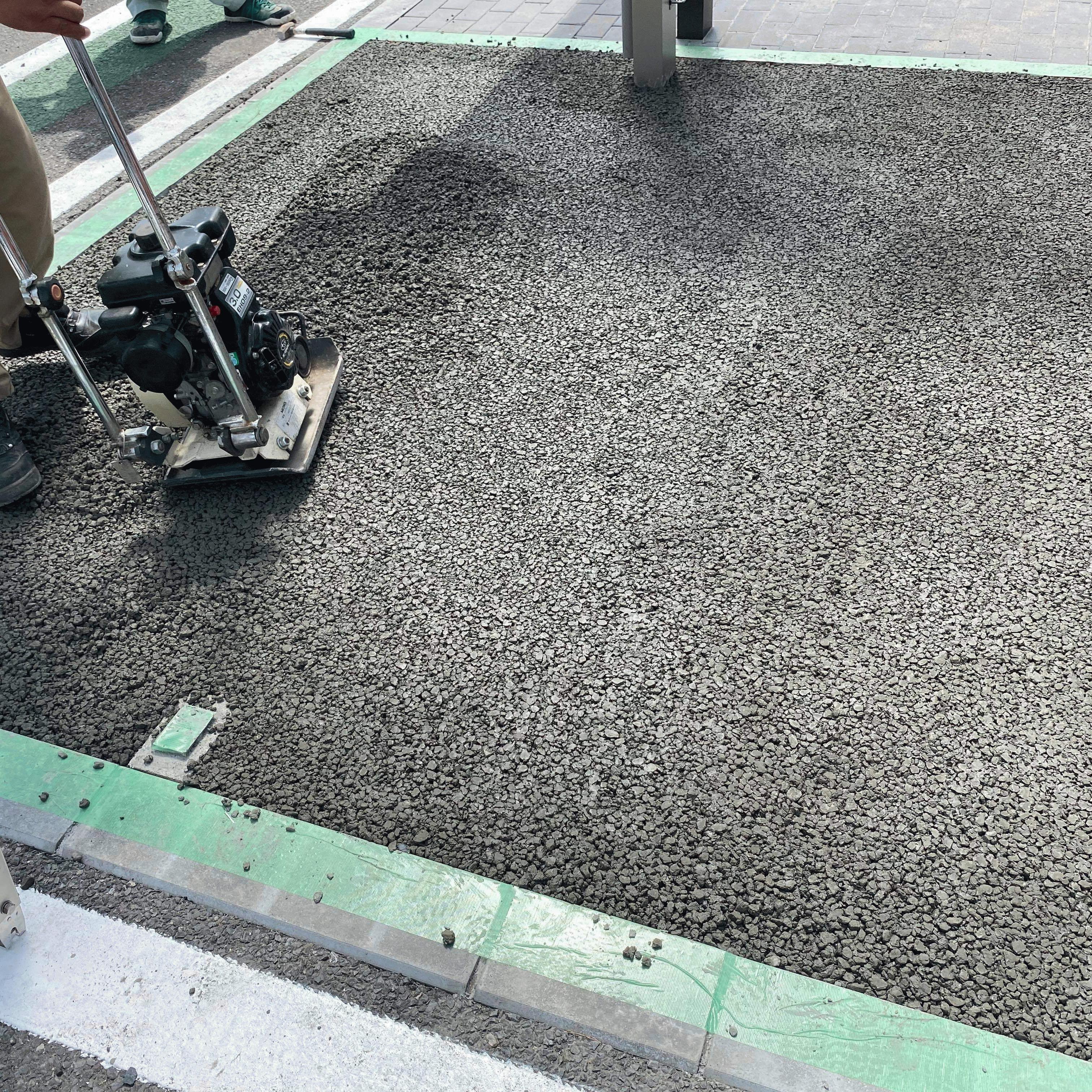 【茨城】「自社の展示場に施工の練習も兼ねてドライテックを」大里ブロック工業・SSスギヤマ