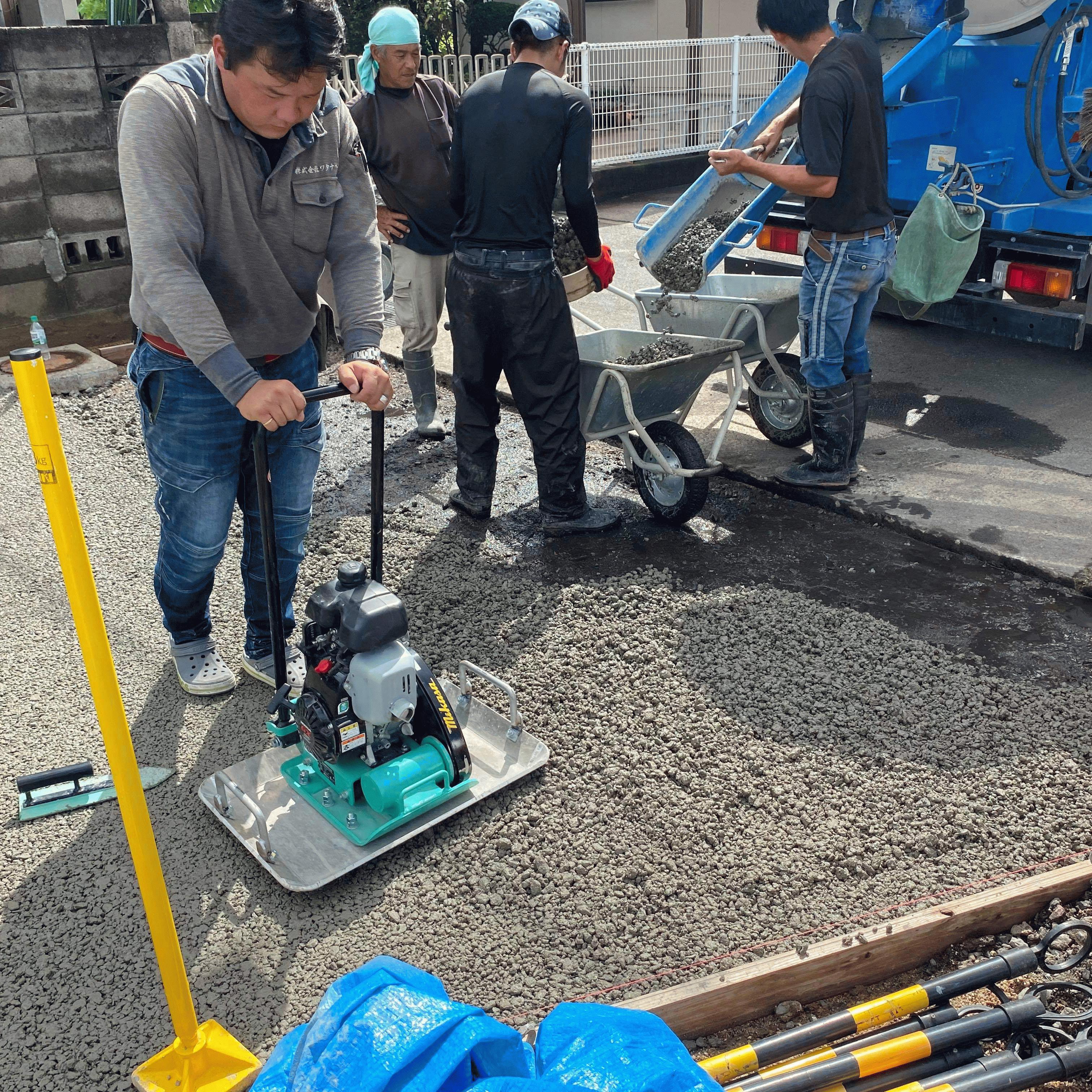 【香川】「『旗竿地で（排水のための）勾配が足りない』なんて悩みにも応える製造・施工ネットワーク」松尾建材・エクスショップ