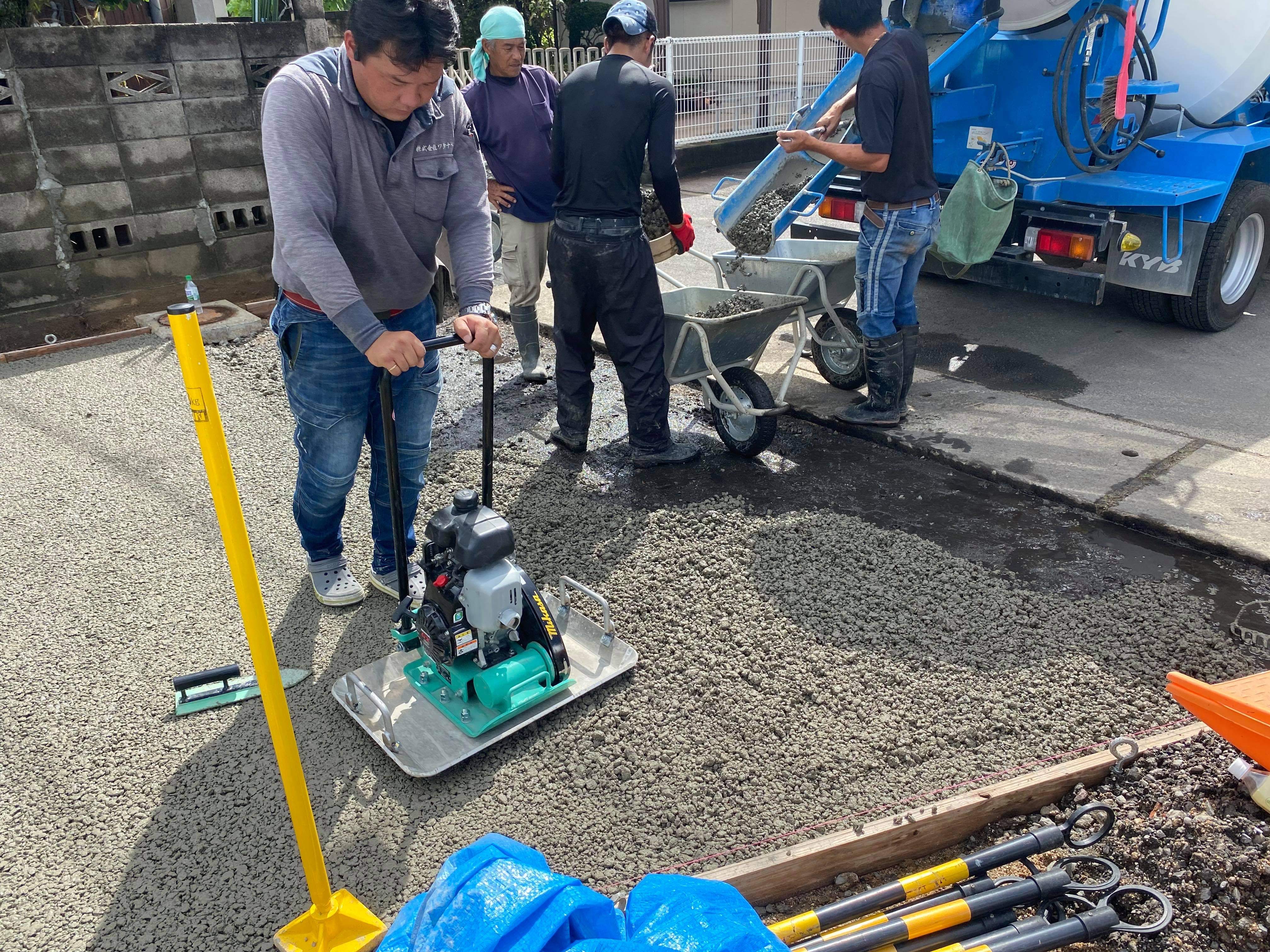 【香川】「『旗竿地で（排水のための）勾配が足りない』なんて悩みにも応える製造・施工ネットワーク」松尾建材・エクスショップ