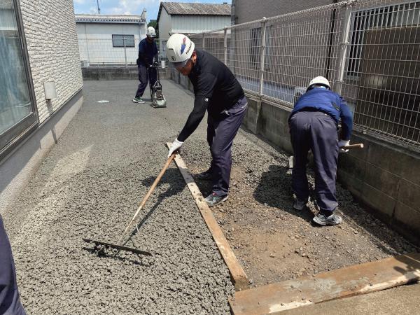 【宮崎】「このお宅は今後永久に水はけ、ぬかるみ、水たまりに悩まない」都北産業・サンホーム工事管理