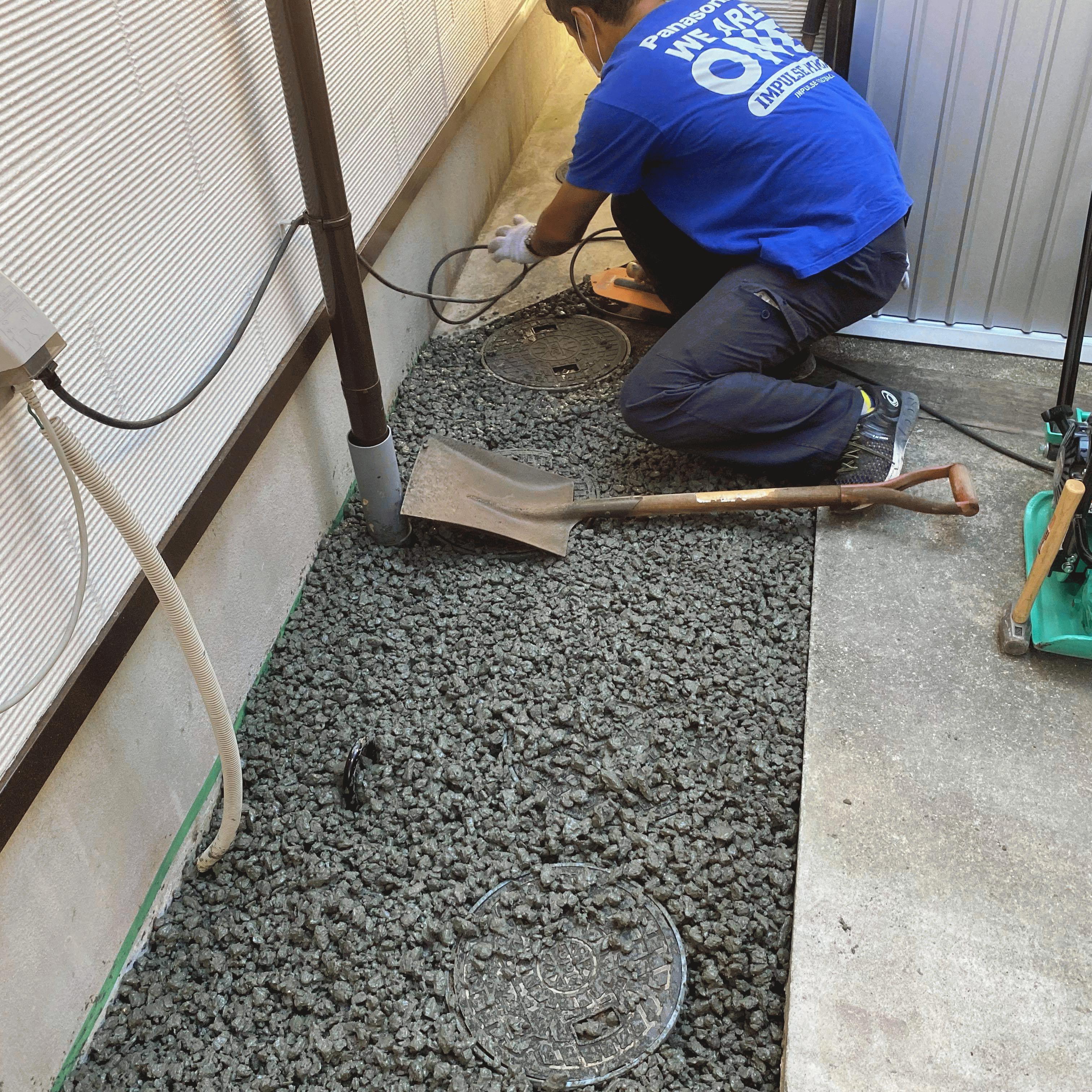 【三重】「ああ、これ（土間）、俺でもできるかも」エクスショップ・DIY