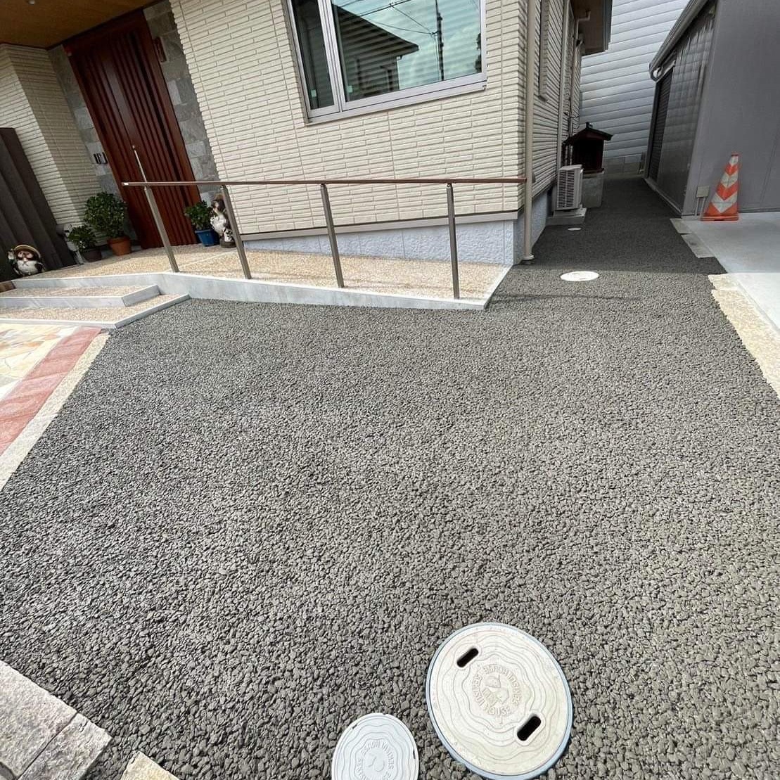 【京都】「コンクリートの土間は水が抜けていくから水たまりや排水は問題にならない」プロフィット