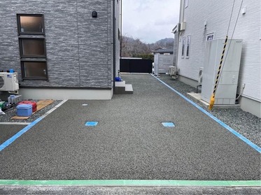 【岩手】「玄関前をオコシコンでスッキリさせました」遠野レミコン・杜陵工業