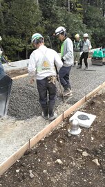 経験がないからやりたがらないのは勿体無い！ 排水抜群の土間コン™︎は オコシコン®︎ です