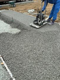 水だけじゃなくドリブルの音も吸い込む土間コン™︎は自宅用バスケットコートにおすすめ