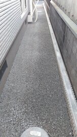 裸の地面を取り戻すお庭の冠水対策