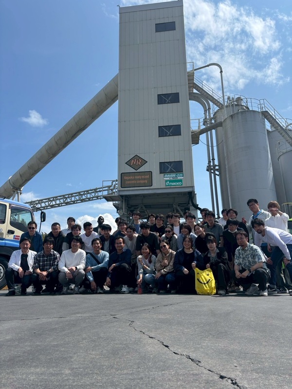 「いつでも誰でも大歓迎!」 東京科学大学コンクリート研究室ご一行様 #cnツーリズム