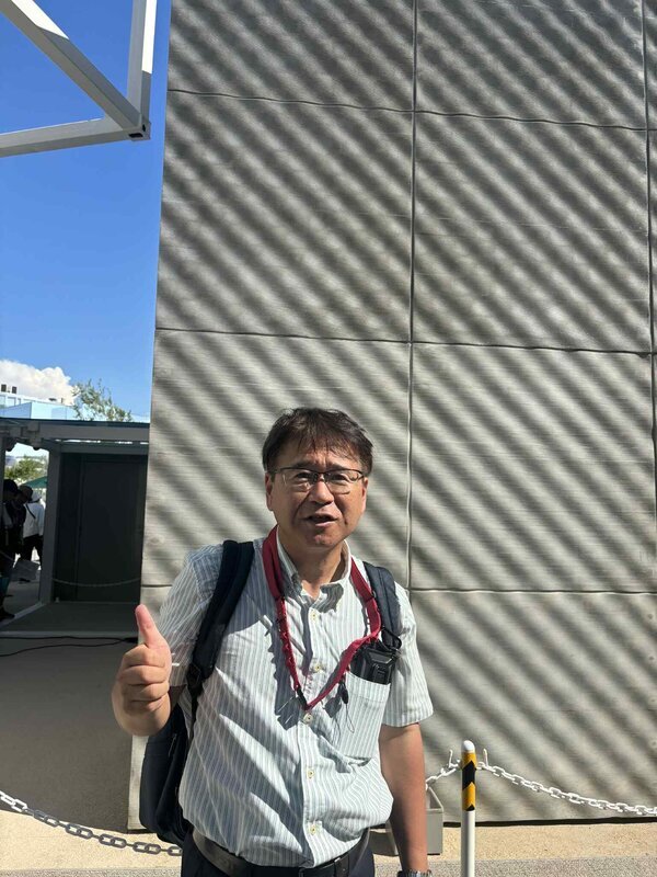 阿波根社長（HPC沖縄）直々にマクロスでお馴染み河森館のコンクリートをご案内いただきました