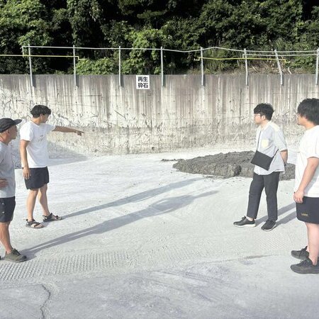 ナマコンバレーの工場見学を通してコンクリートの貢献をもっと身近に感じていただいてます