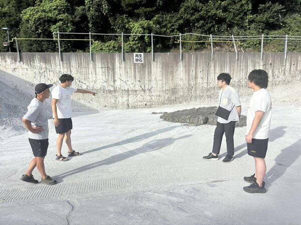 ナマコンバレーの工場見学を通してコンクリートの貢献をもっと身近に感じていただいてます