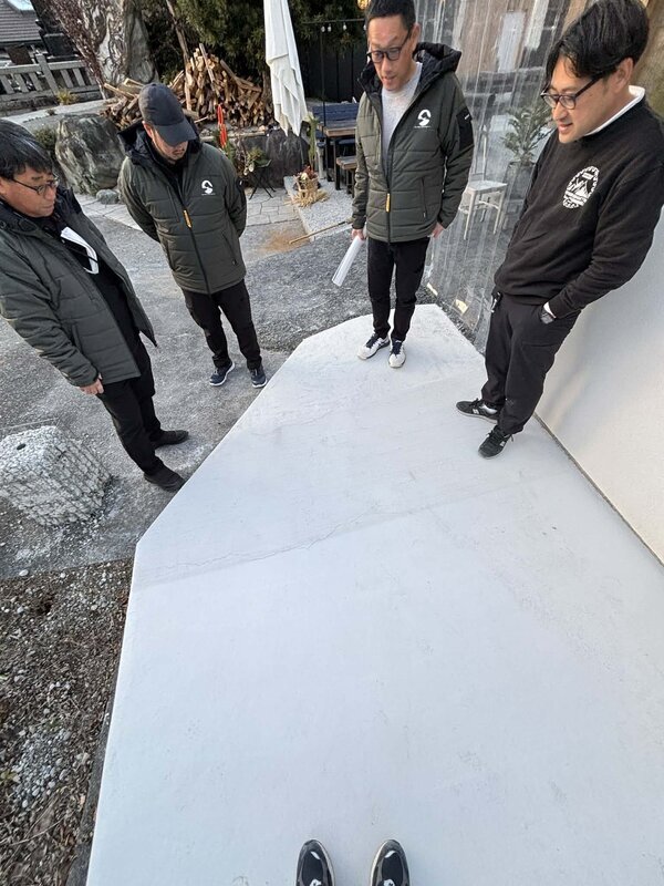 ザンコン™︎/オワコン®︎まさ固®︎/ イワモル®︎ の供給をどこでも再現するための直営製造施工（ミツア）が始まる